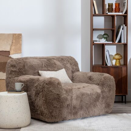 Fauteuil taupe Ours Ixia