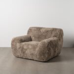 Fauteuil taupe Ours Ixia