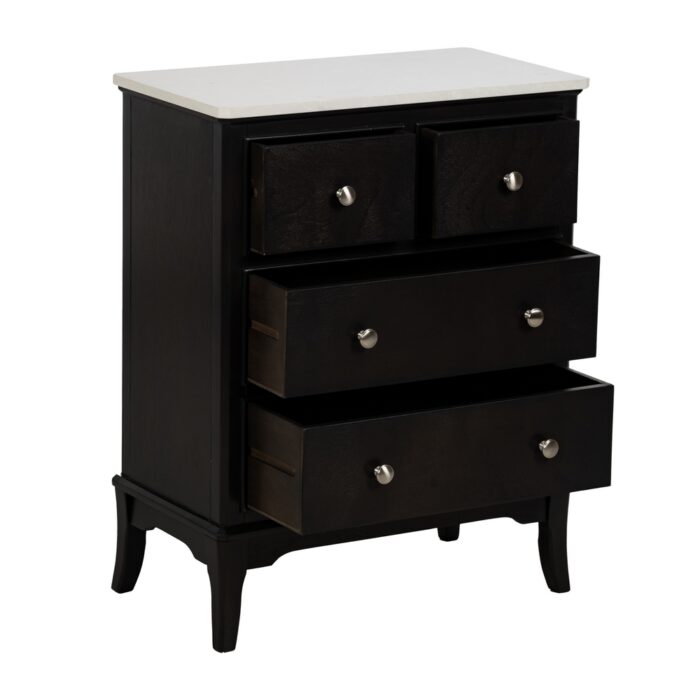 Commode noir marbre Restrito – Image 3
