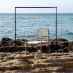 Chaise aluminium grise Nova – Image 2