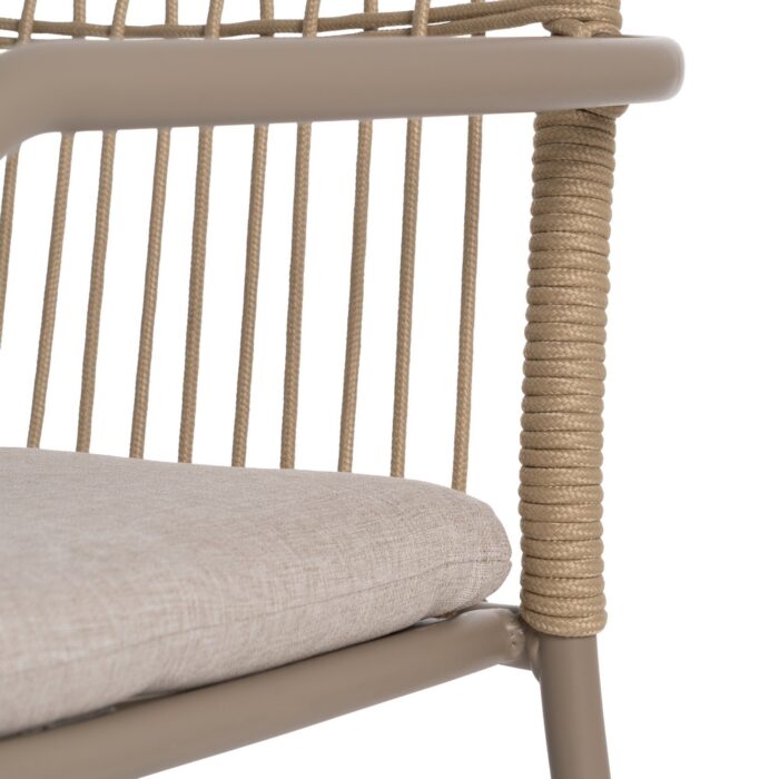 Chaise aluminium grise Nova – Image 8