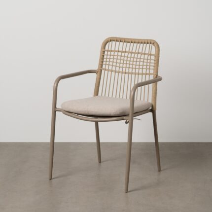 Chaise aluminium grise Nova Ixia