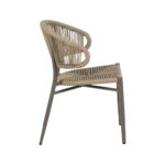 Chaise aluminium grise Jupiter – Image 3