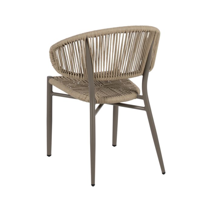 Chaise aluminium grise Jupiter – Image 4