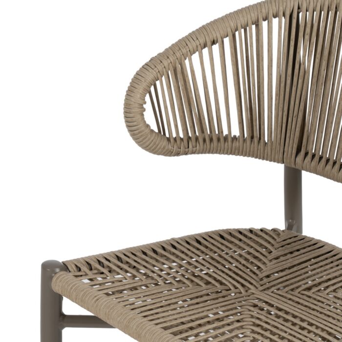 Chaise aluminium grise Jupiter – Image 5