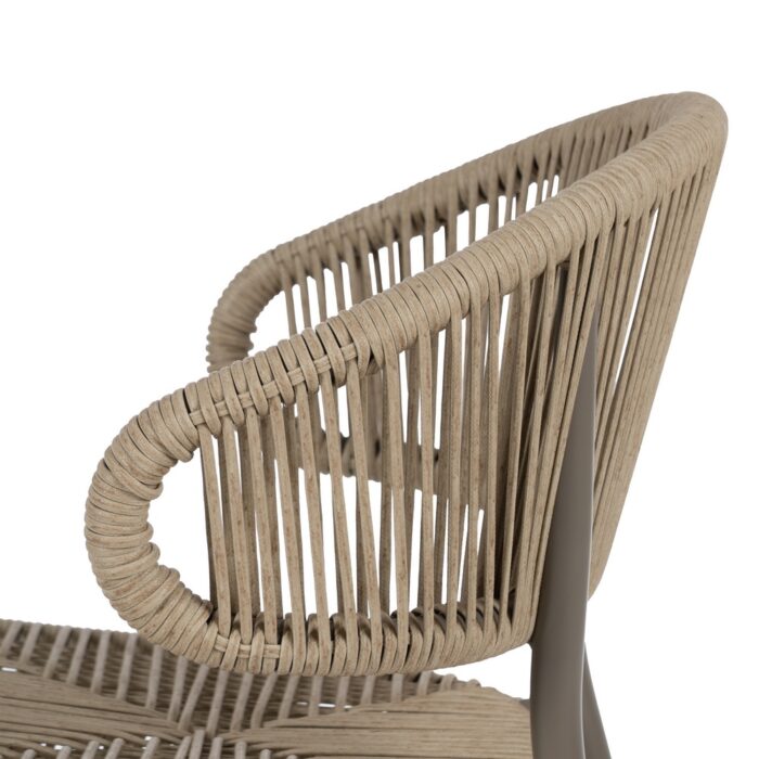 Chaise aluminium grise Jupiter – Image 6