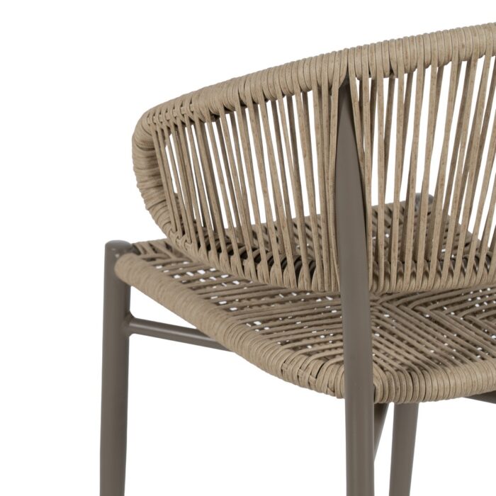 Chaise aluminium grise Jupiter – Image 9