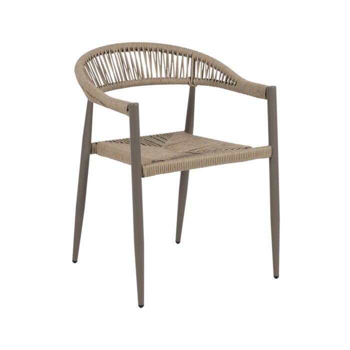 Chaise aluminium grise Kuiro – Image 2