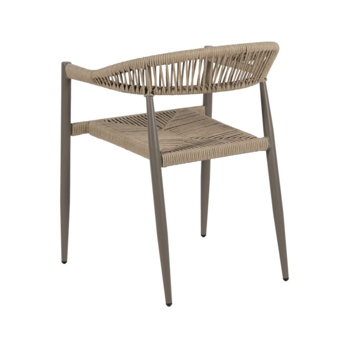 Chaise aluminium grise Kuiro – Image 4