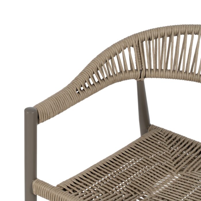 Chaise aluminium grise Kuiro – Image 5