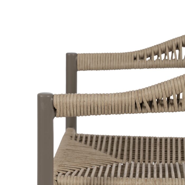Chaise aluminium grise Kuiro – Image 6