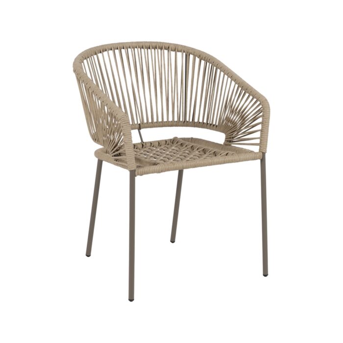 Chaise métal grise Love – Image 3