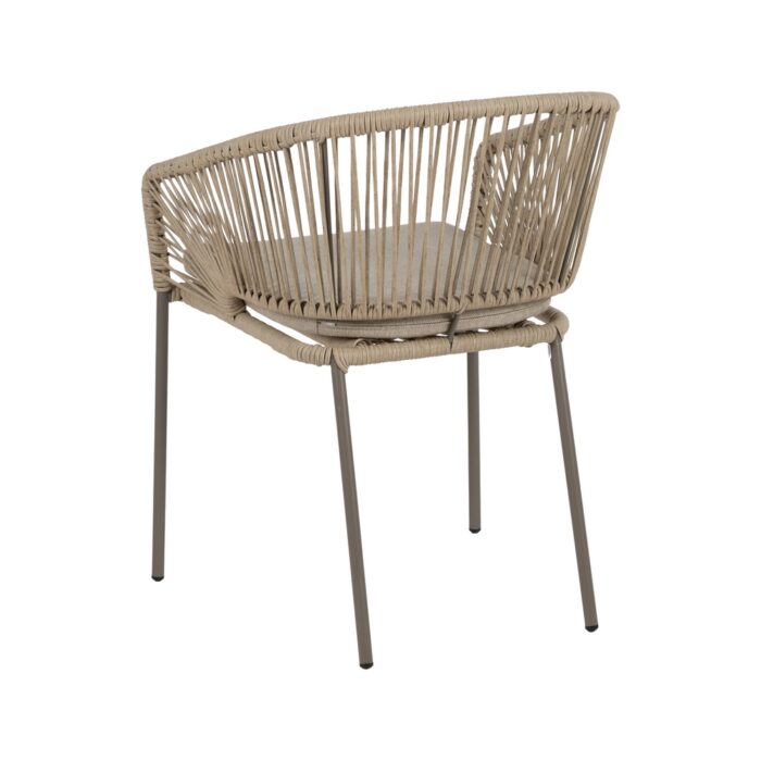 Chaise métal grise Love – Image 5