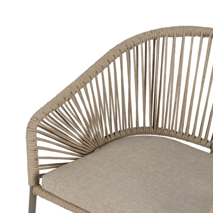 Chaise métal grise Love – Image 6