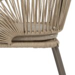 Chaise métal grise Love – Image 7