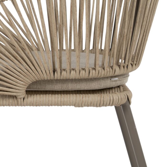 Chaise métal grise Love – Image 7