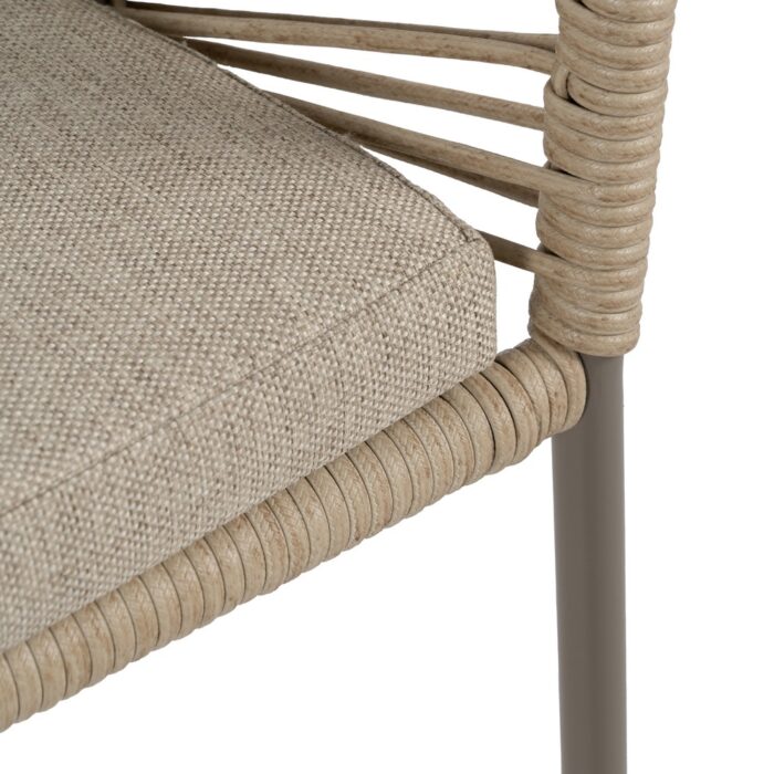Chaise métal grise Love – Image 8