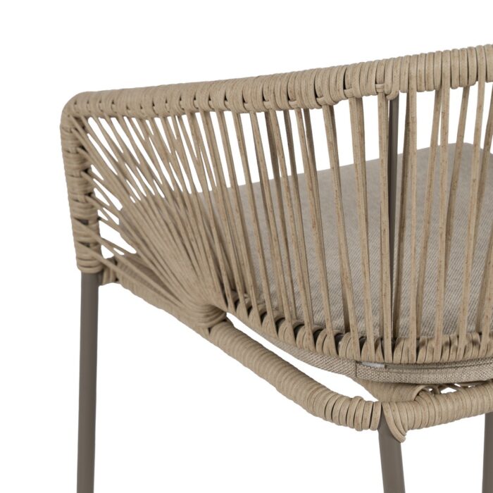 Chaise métal grise Love – Image 9