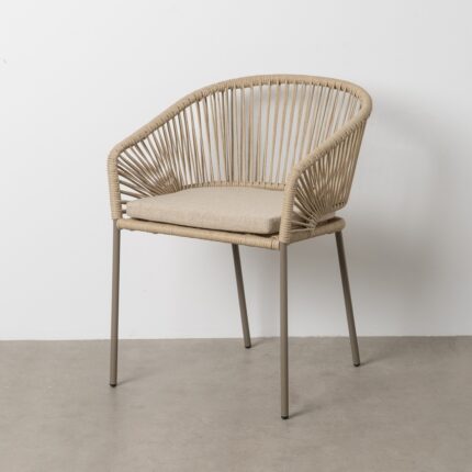 Chaise métal grise Love Ixia