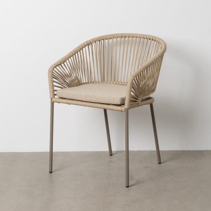Chaise métal grise Love Ixia