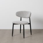 Chaise grise métal Lovela – Image 2