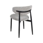 Chaise grise métal Lovela – Image 4