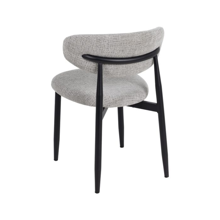 Chaise grise métal Lovela – Image 4