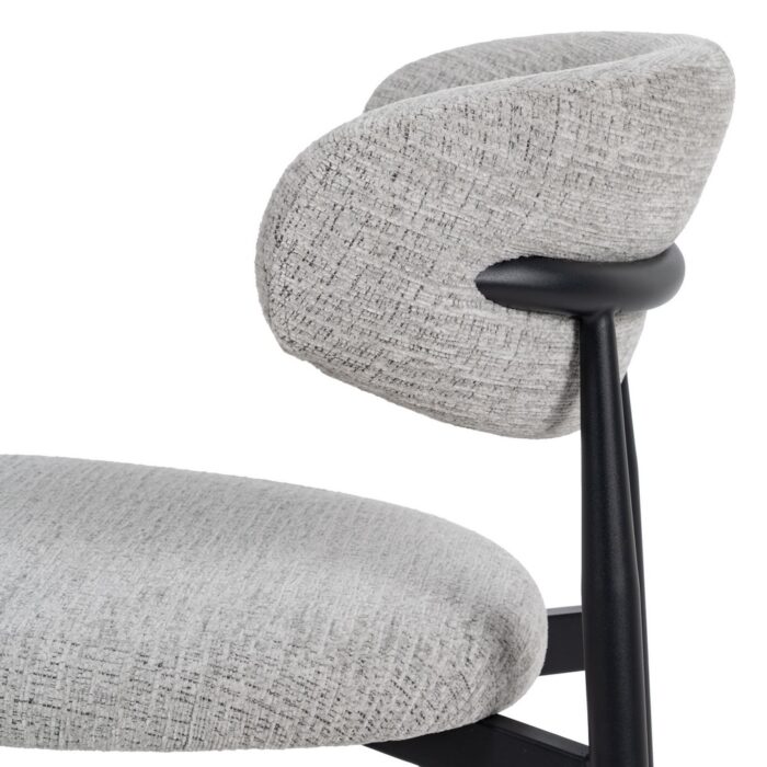 Chaise grise métal Lovela – Image 6
