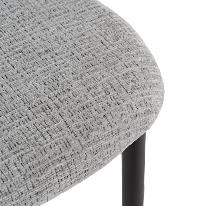 Chaise grise métal Lovela – Image 7