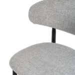 Chaise de bar grise métal Trumo – Image 5