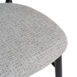 Chaise de bar grise métal Trumo – Image 7