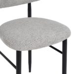 Chaise de bar grise métal Trumo – Image 9