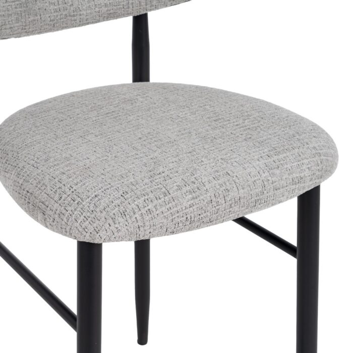 Chaise de bar grise métal Trumo – Image 9