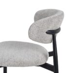 Chaise de bar grise métal Trumo – Image 6