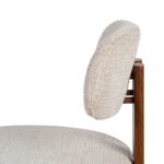 Chaise de bar beige métal Cousto – Image 6