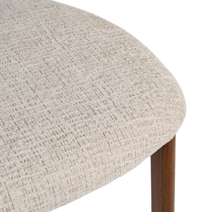 Chaise de bar beige métal Cousto – Image 7