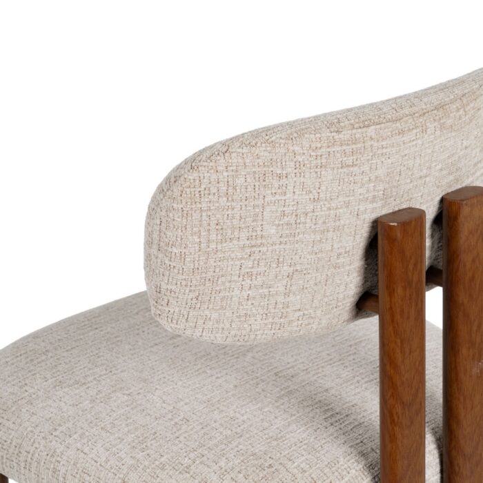 Chaise de bar beige métal Cousto – Image 8