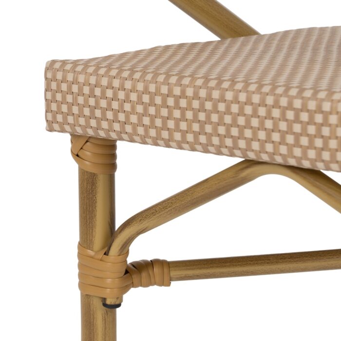 Chaise beige aluminium Frika – Image 8