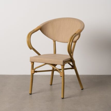 Chaise beige aluminium Frika Ixia