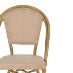 Chaise beige aluminium Yuli – Image 5
