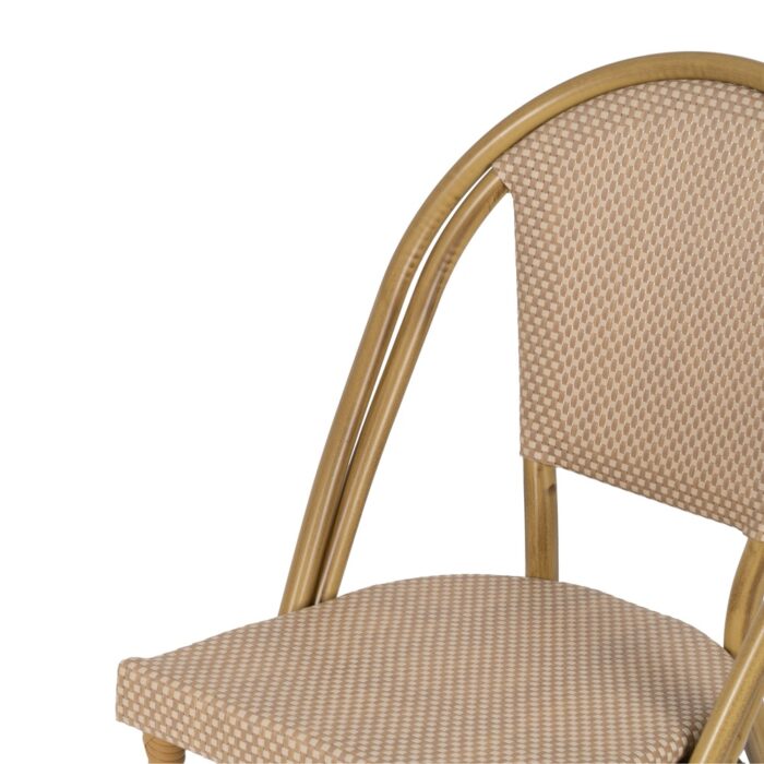 Chaise beige aluminium Yuli – Image 6