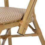 Chaise beige aluminium Yuli – Image 9