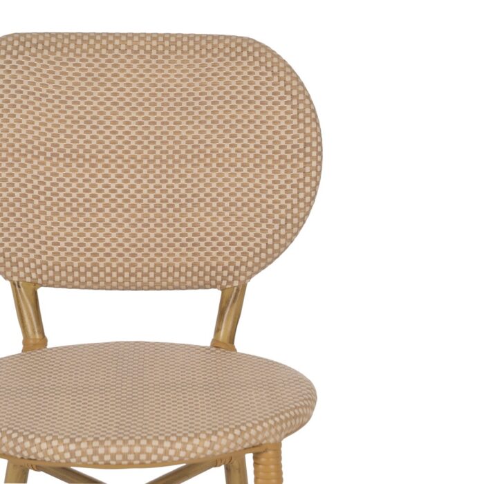 Chaise beige aluminium Poésie – Image 5