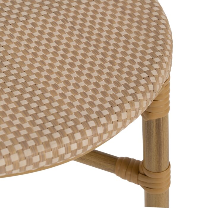 Chaise beige aluminium Poésie – Image 9
