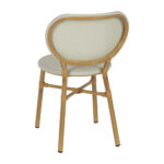 Chaise beige aluminium Poésie – Image 4