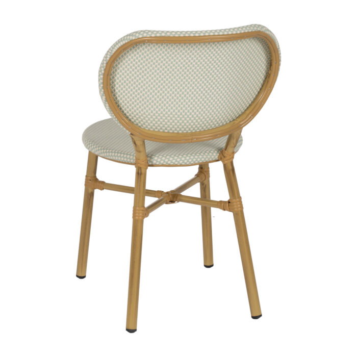 Chaise beige aluminium Poésie – Image 4