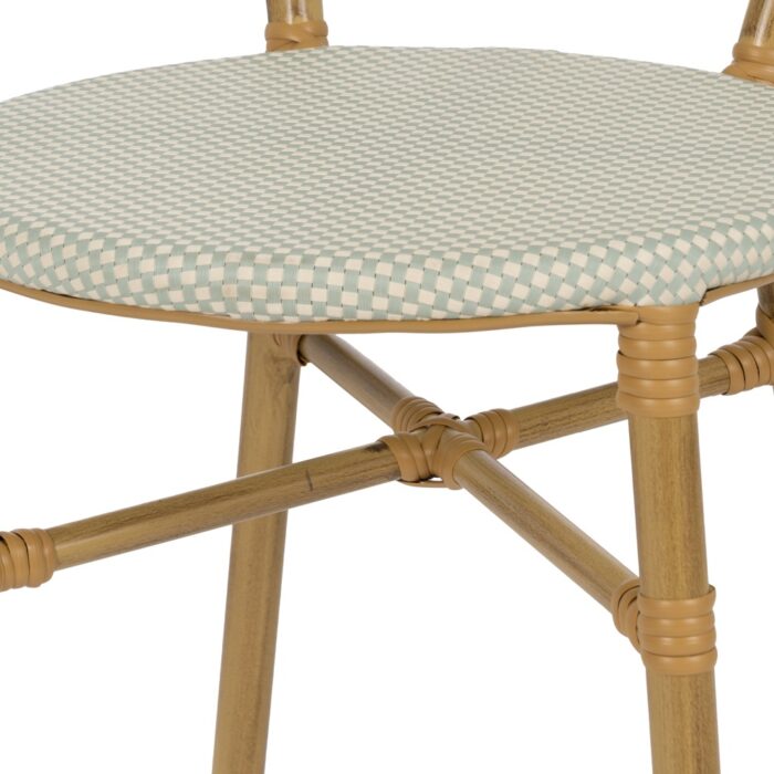 Chaise beige aluminium Poésie – Image 8