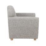 Fauteuil chiné beige Malabar – Image 3