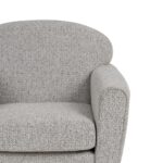 Fauteuil chiné beige Malabar – Image 5
