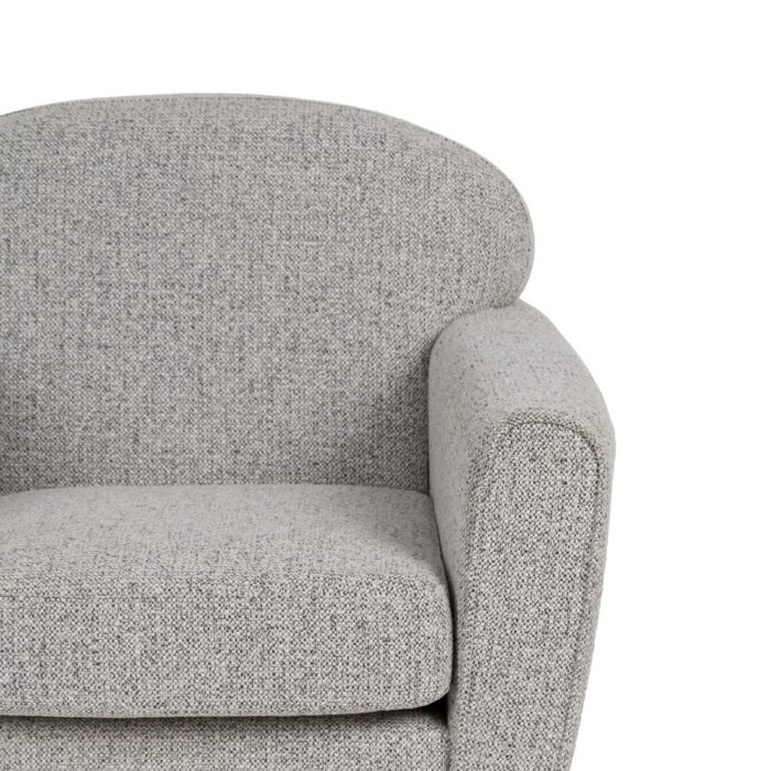 Fauteuil chiné beige Malabar – Image 5